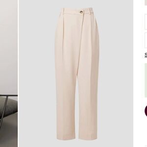 BA&SH Shen off-white trouser pants size 40 size 8 EUC